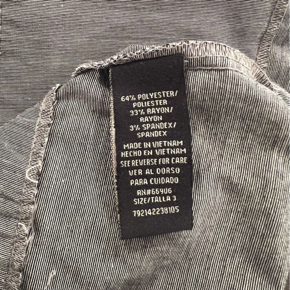 STAR CITY girls pencil gray skirt/size 3 juniors - Picture 7 of 7